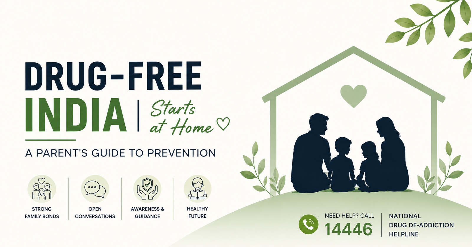 Read more about the article Drug-Free India Starts at Home: A Parent’s Guide to Prevention